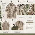 Max Zigzag Textured Camp Collar Resort Shirt