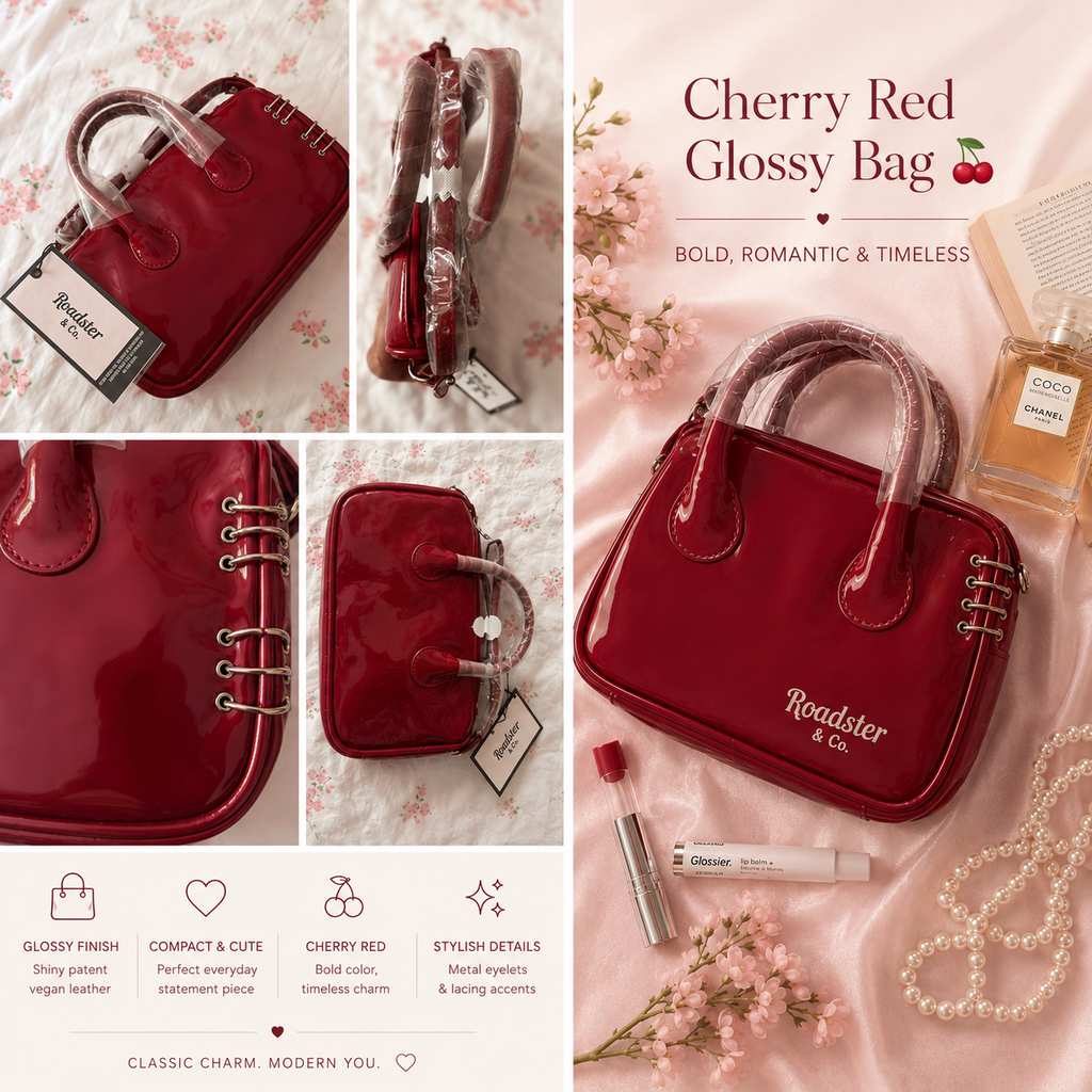 Cherry Red Roadster Sling Bag