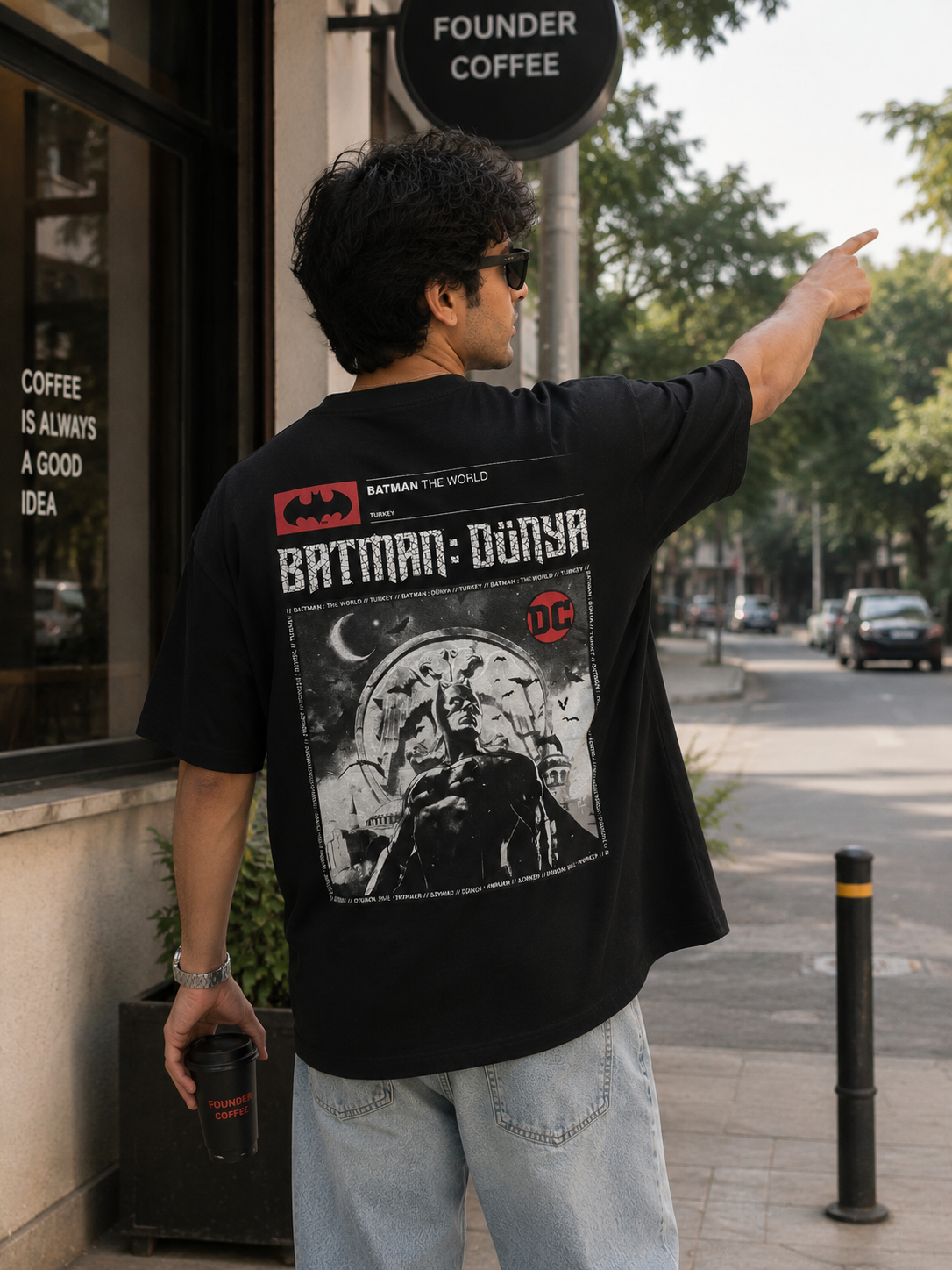 Batman DC Comics — The World Turkey Edition Oversized T-Shirt