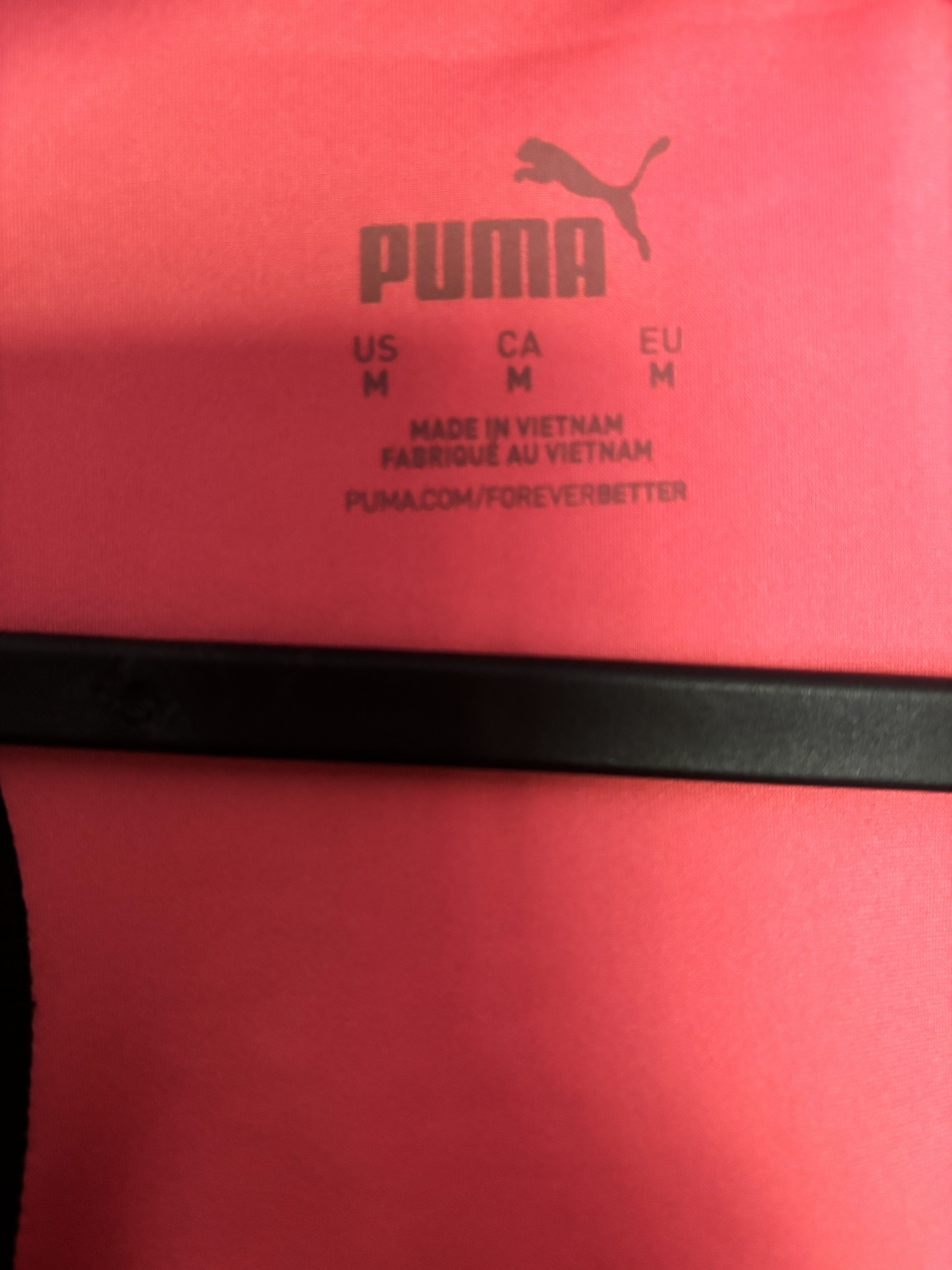 Puma 75 Years In Sport Racerback Crop Top – Hot Pink