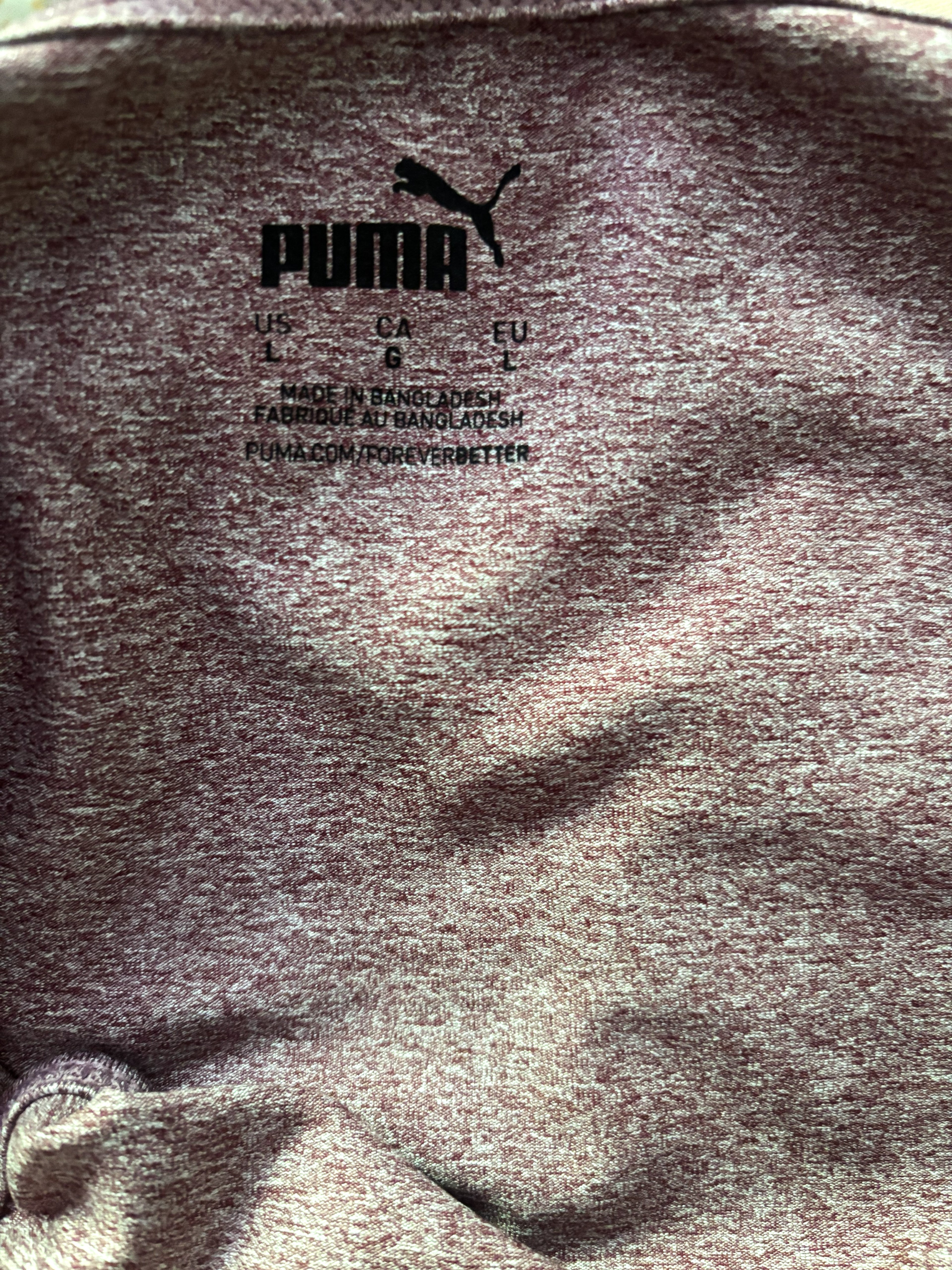 Puma DryCell Ruched Cami Crop Top – Mauve