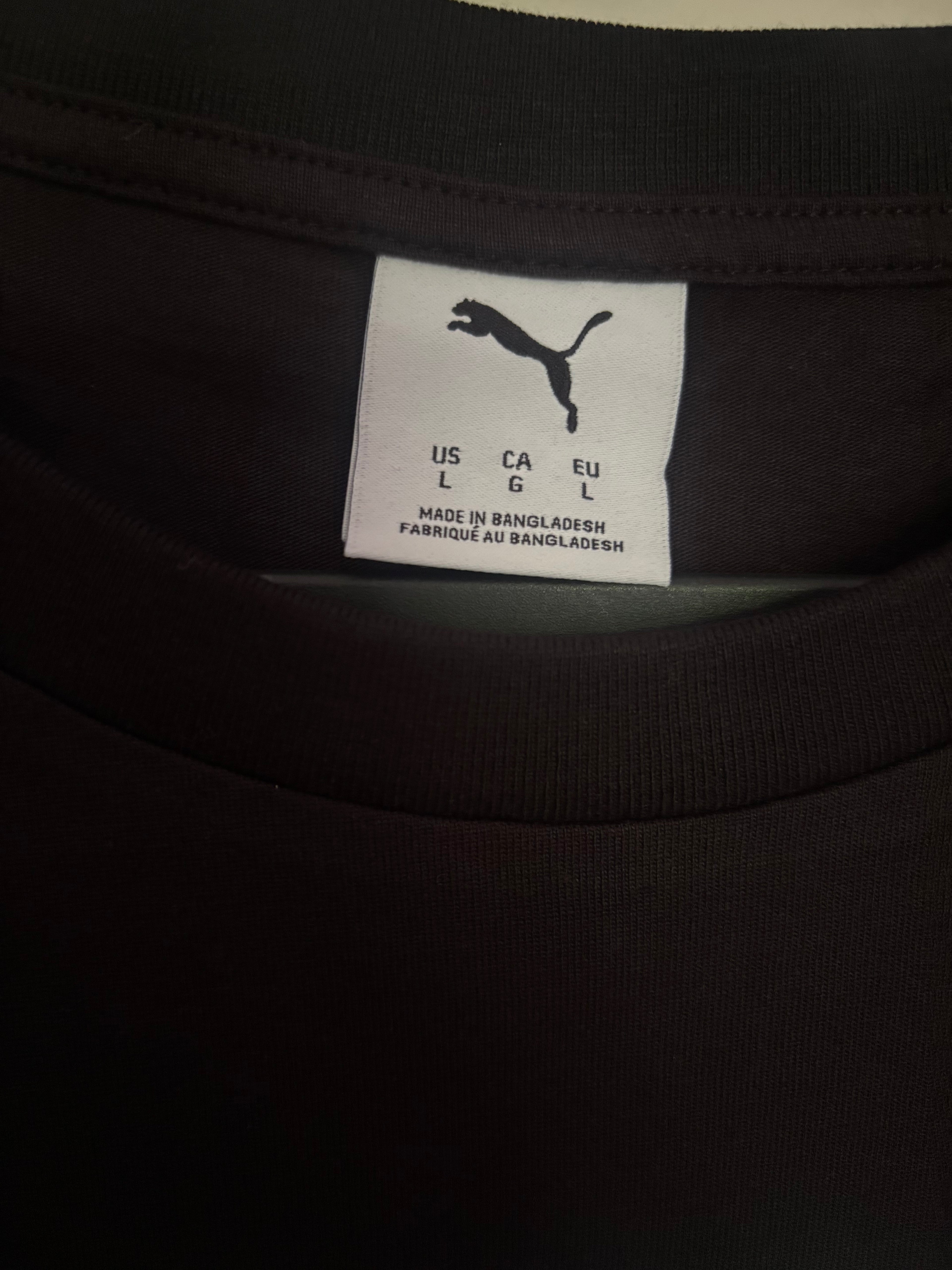 Puma Palm Resort Graphic Tee – Black