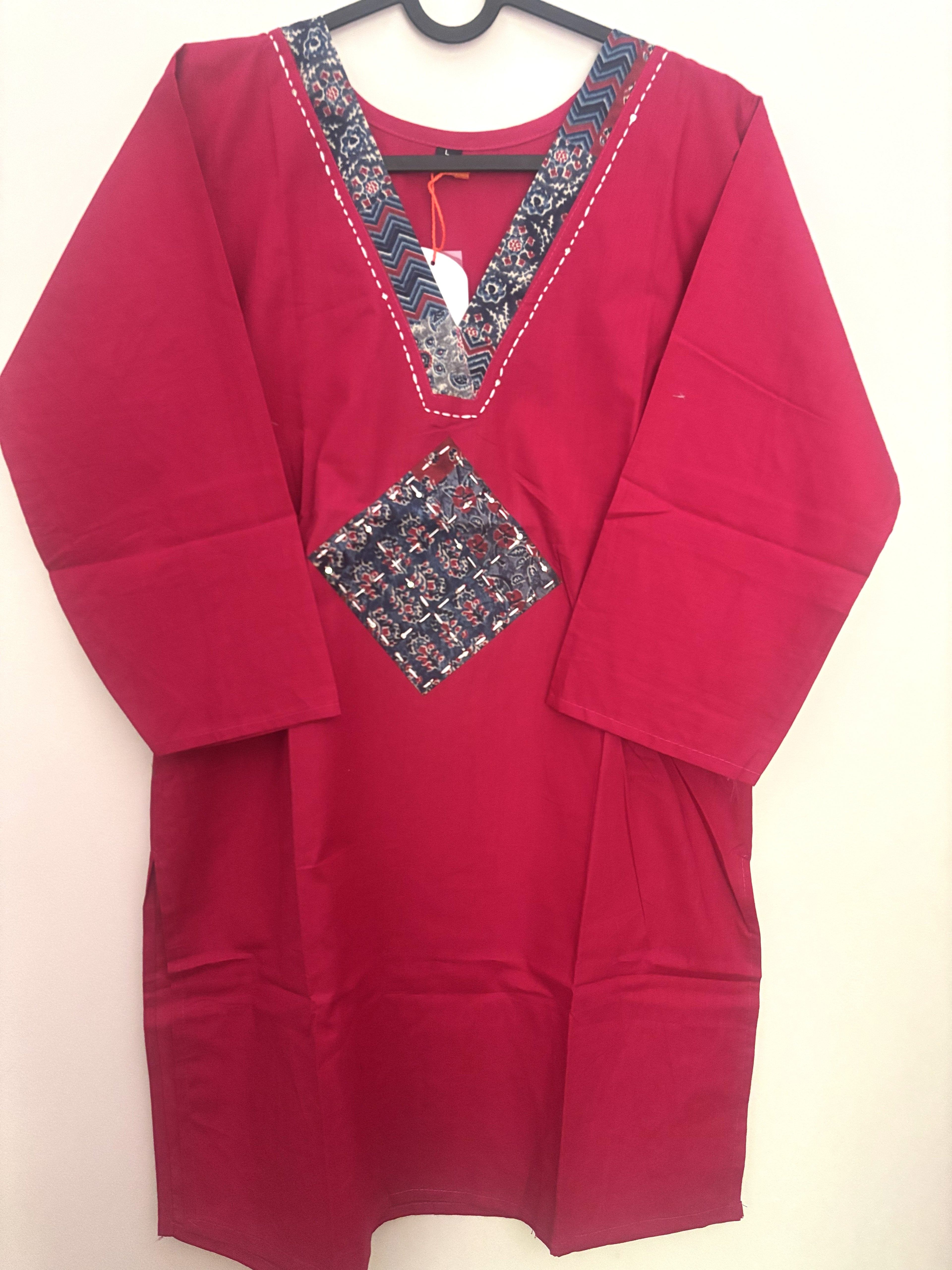 Dark Pink Cotton Co-ord Set